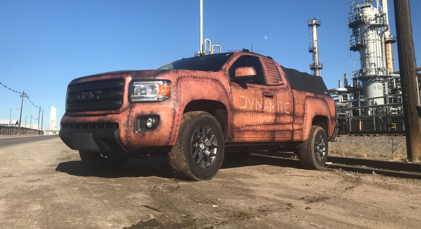 Dynamite Graphic truck wrap